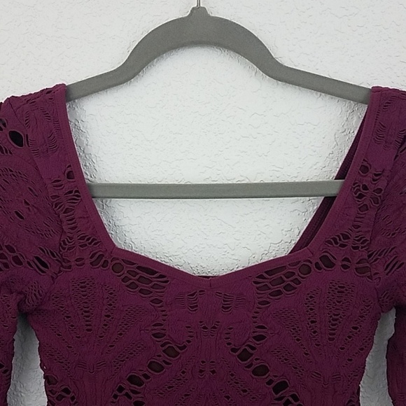 𝅺intimately free people berry blus XS shift dress - Picture 3 of 8